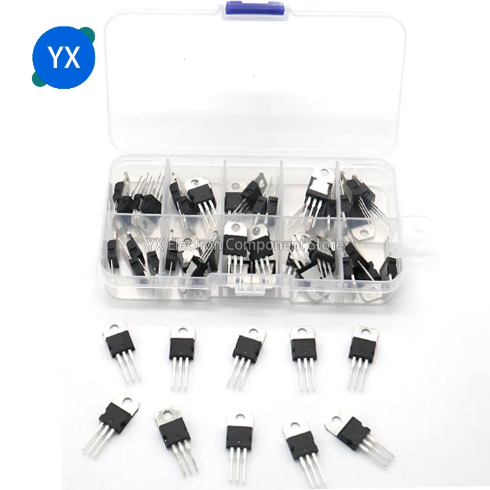 2 Boxes 100 of 10 Models L7805/7806 Three-Terminal Voltage Regulator Kits Maintenance Regulated Power Supply