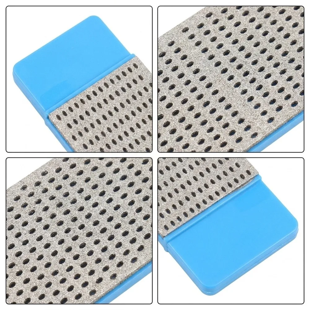 Coarse to Fine Diamond Sharpening for Stone 360# and 1000# for Progressive Edge Restoration on Ice For Skates and Utility Knives