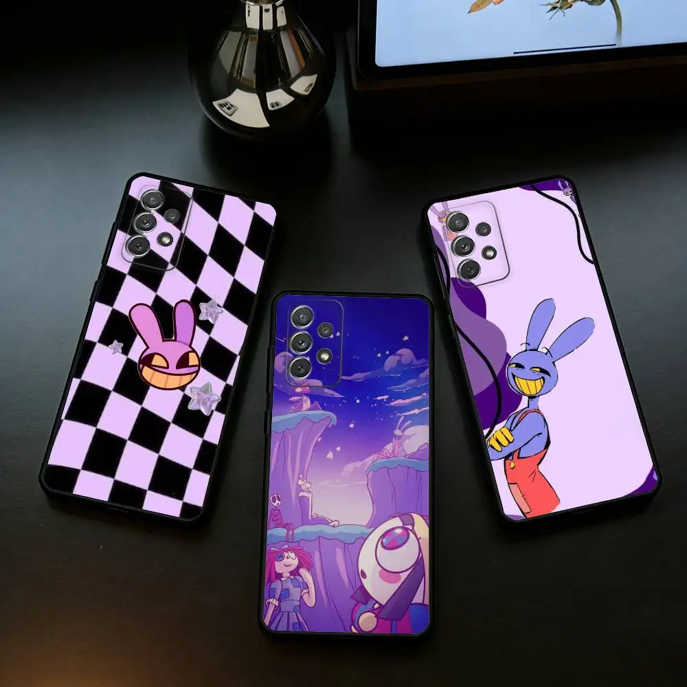 

JAX Cartoon Phone Case For Samsung Galaxy A73,A72,A71,A70,A53,A52,A51,Soft Silicone Black Cover