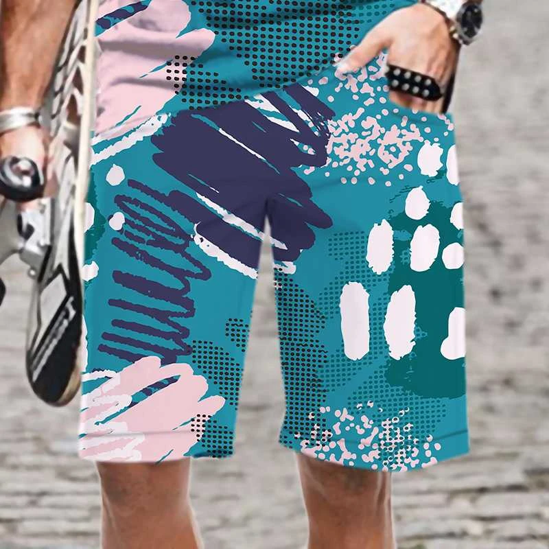 Casual Mode Heren Shorts Hawaii Vakantie Badpak Voor Heren Board Shorts 3d Bloemenprint Korte Broek Ropa De Hombre Strand Shorts