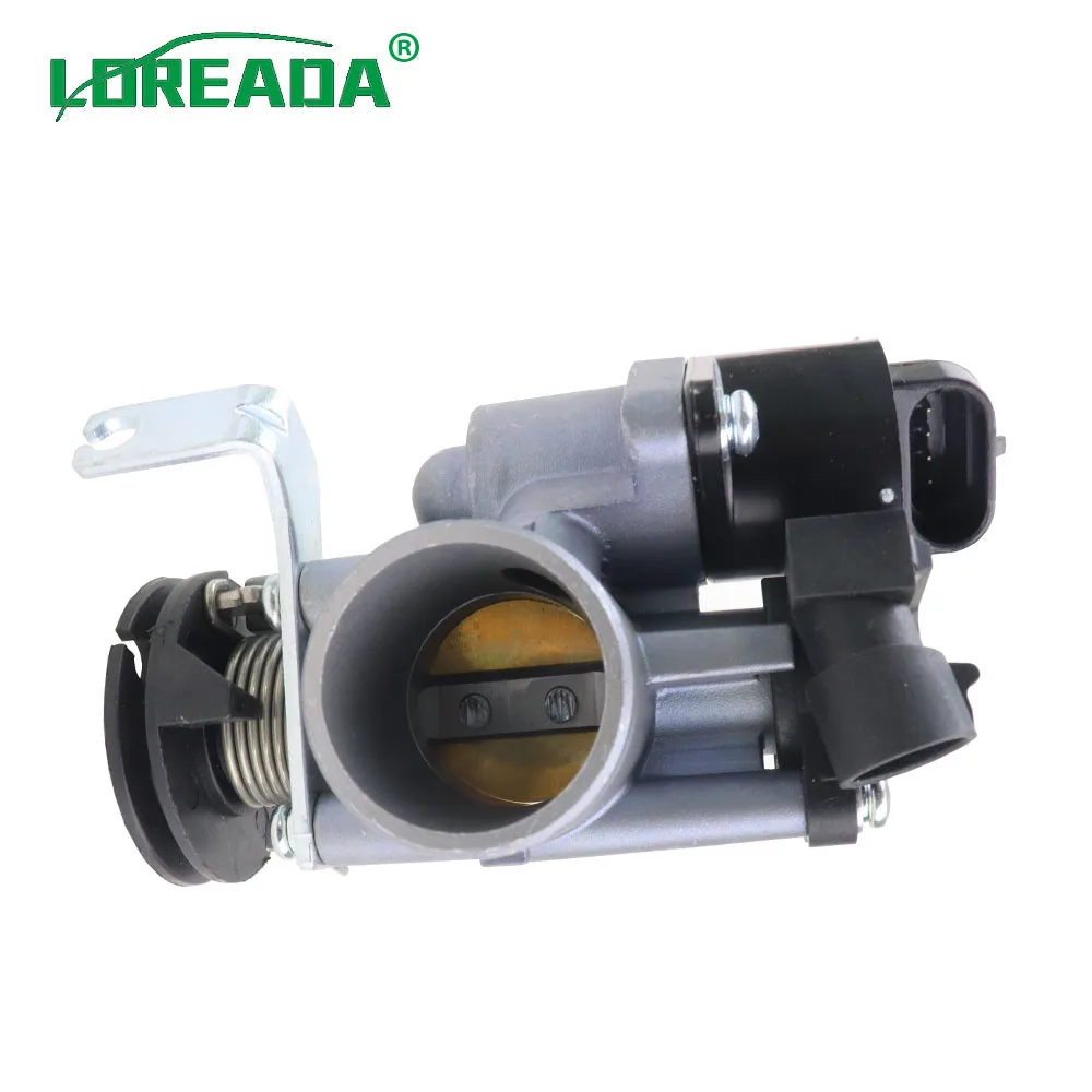 

LOREADA Original Motorcycle Throttle body Bore Size 28mm for Motorcycle 125 150CC with Delphi IACA 26178 and TPS Sensor 35999