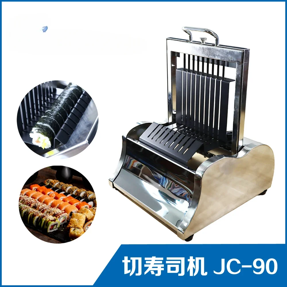 Commercial Sushi Cutting Machine for JC-90 Roll Sushi Machine, Manual Stainless Steel Machine, Make Roll