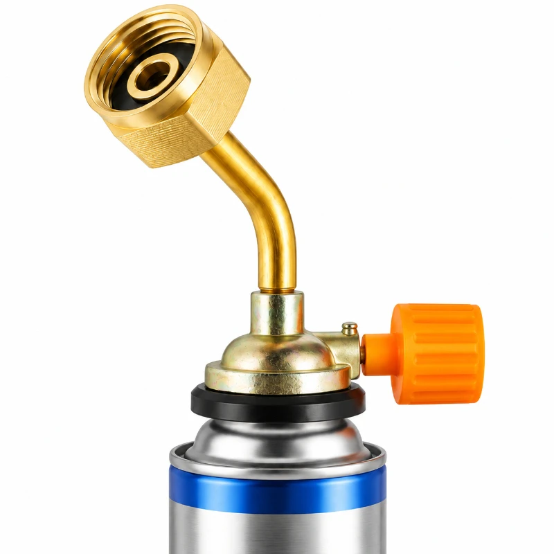 Camping Gas Butane Cylinder Tank Refill Adapter Outdoor Cylinder Filling Adapter Valve Connector Accessories Camping Equipment
