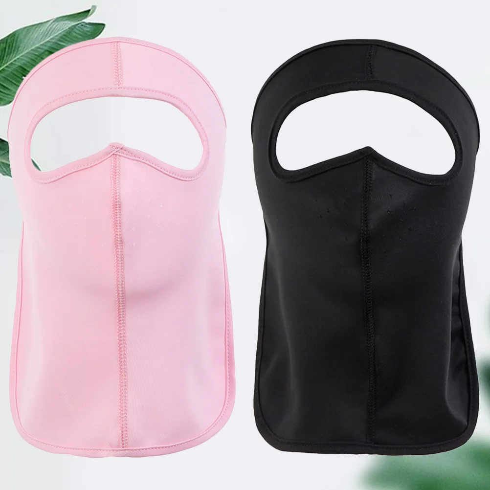 2Pcs Anti-Uv Sports Mask Breathable Neck Guard for Cycling Hiking Climbing Riding Sun Protection Face Mask Washable Reusable