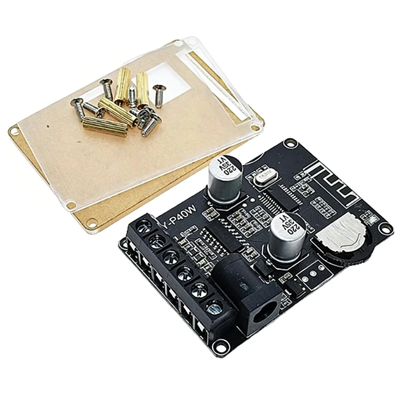Super Sale Stereo Bluetooth Power Amplifier Board 24V High Power Digital Amplifier Module XY-P40W
