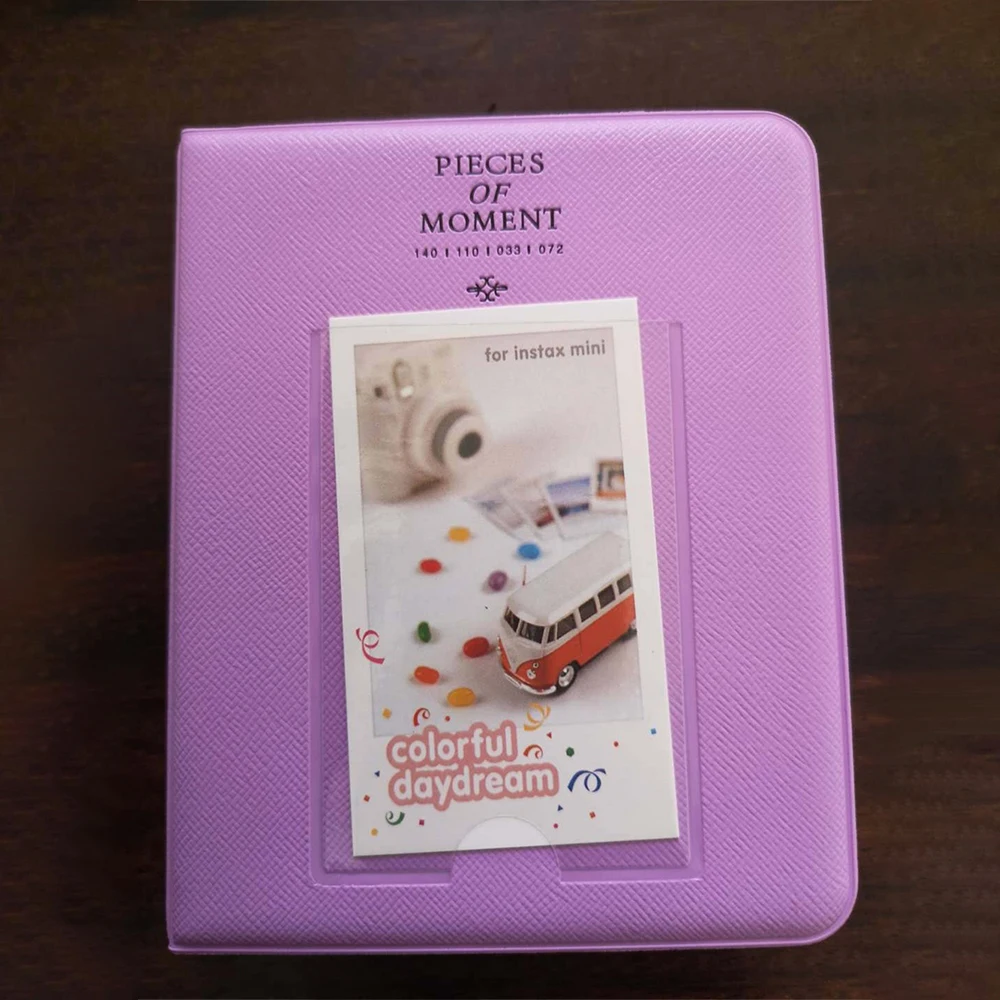 Tempat kartu foto penyimpanan kapasitas besar inci untuk Fujifilm Instax Mini11 Mini 12 64 kantong tas Album gambar