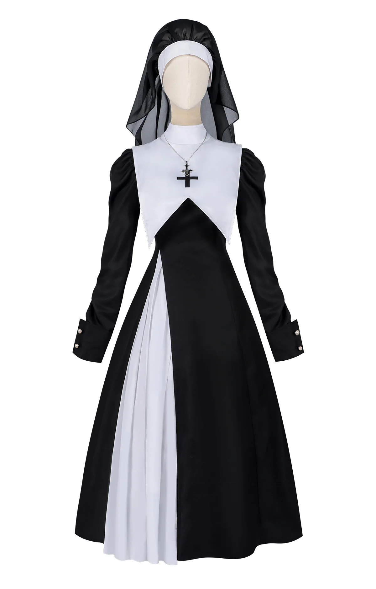 Ensemble Déguisement Nonne Femme – photo 5