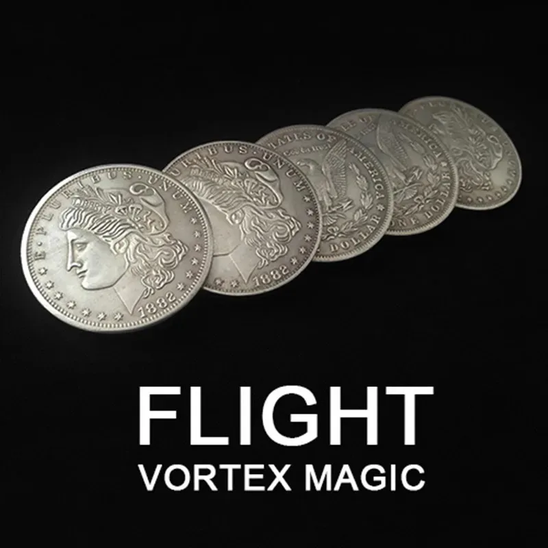 

FLIGHT by Michael Afshin & Vortex Magic Coin Magic Tricks Appear/Vanish Magia Magician Accessory Close Up Illusion Props Gimmick
