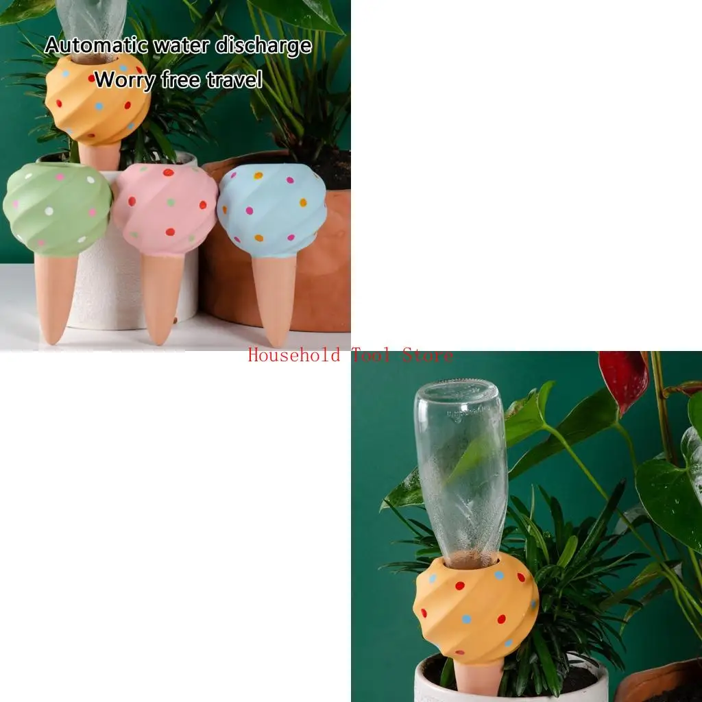 

Plant Waterers Automatic Soil Moisture Regulator Irrigation Water Dispenser 4pcs