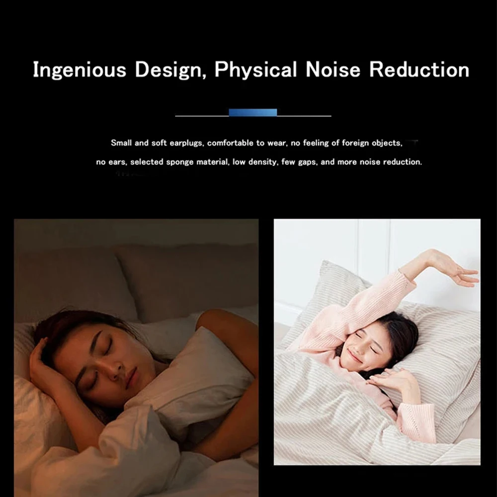 Sleep Silicone Ear Plugs Black Soundproof Soft Foam Sleeping Earplugs Tapones Oido Ruido Noise Reduction Filter For Ears Earplug