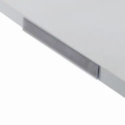 2x20cm Pvc Tag Clip Shelf Channel Label Clear Data Strip Magnetic Label Holders Data Card Holders With Clear Plastic Protectors