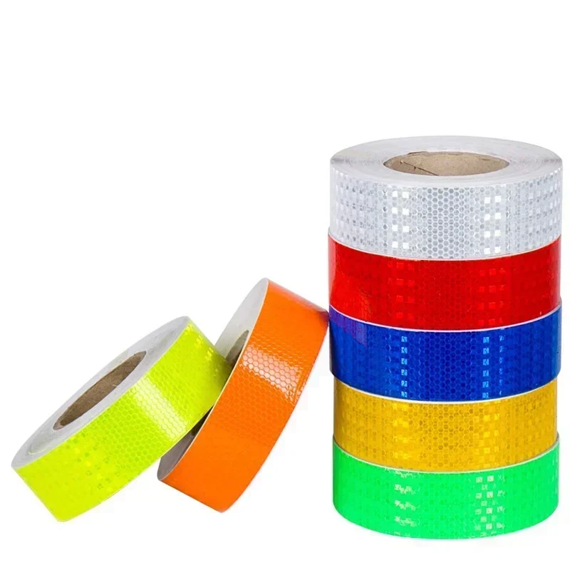 Car Stickers, Reflective Tape, Reflective Film, Reflective Material Tape Sticker, Safety Warning Tape, 3m, 5cmx3m