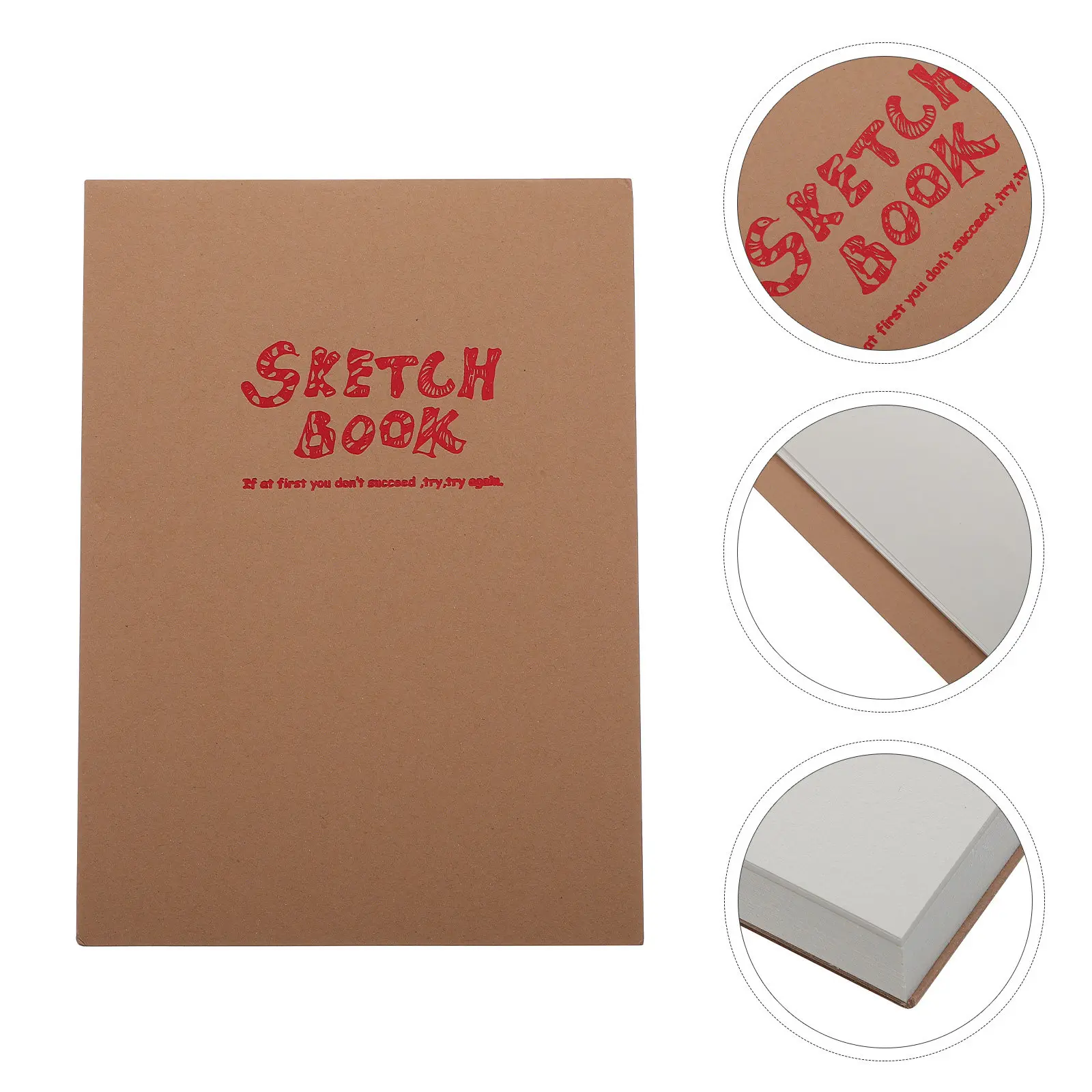 

Blank Sketch Book Simple Paper Sketch Pad Ideal for Painting Drawing Students Creative Diary Journal Portable Art Drawing Book