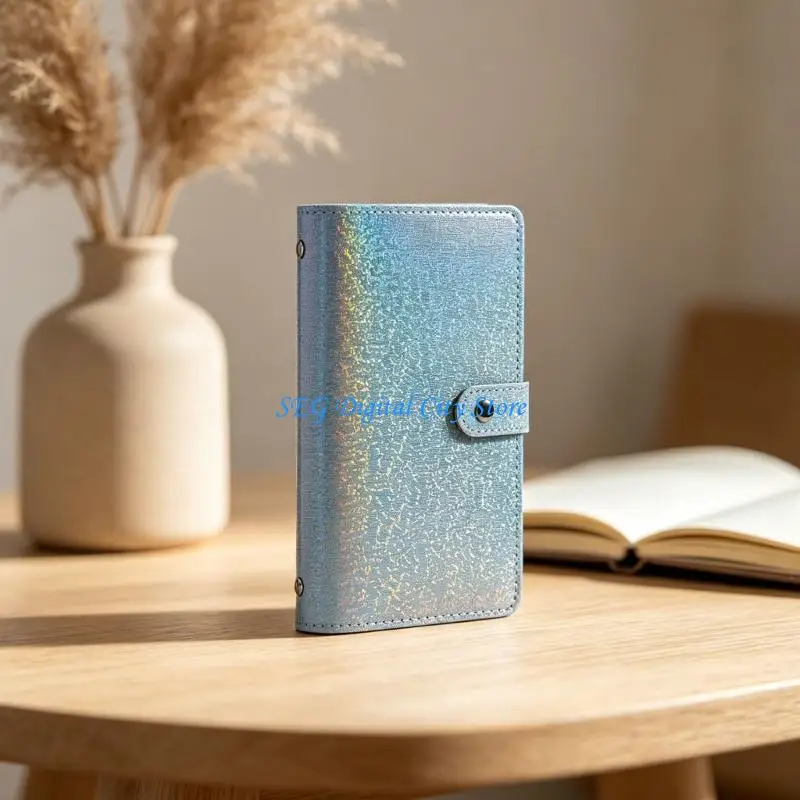 U75B PU Leather Finance Wallet Cash Saving Notebook With Multiple Compartment Design