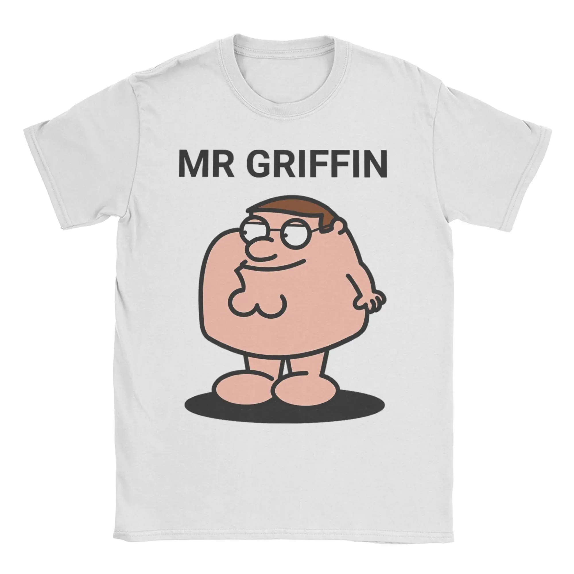 

Families Guys Cotton T-Shirt For Man Summer Cartoon Y2K Funny T-Shirts O-Neck Fashion Tees Big Size Pattern Tops