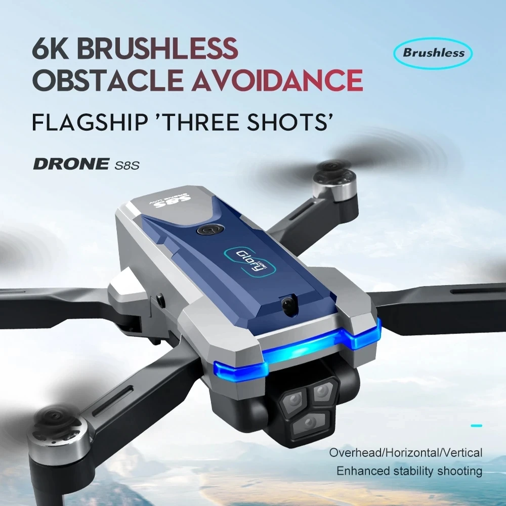 LSRC S8S RC Drone Battery 3.7V 1800Mah Battery/Propeller LS-S8S S8S RC Drone Accessories S8S Drone Battery Blades Dron Part