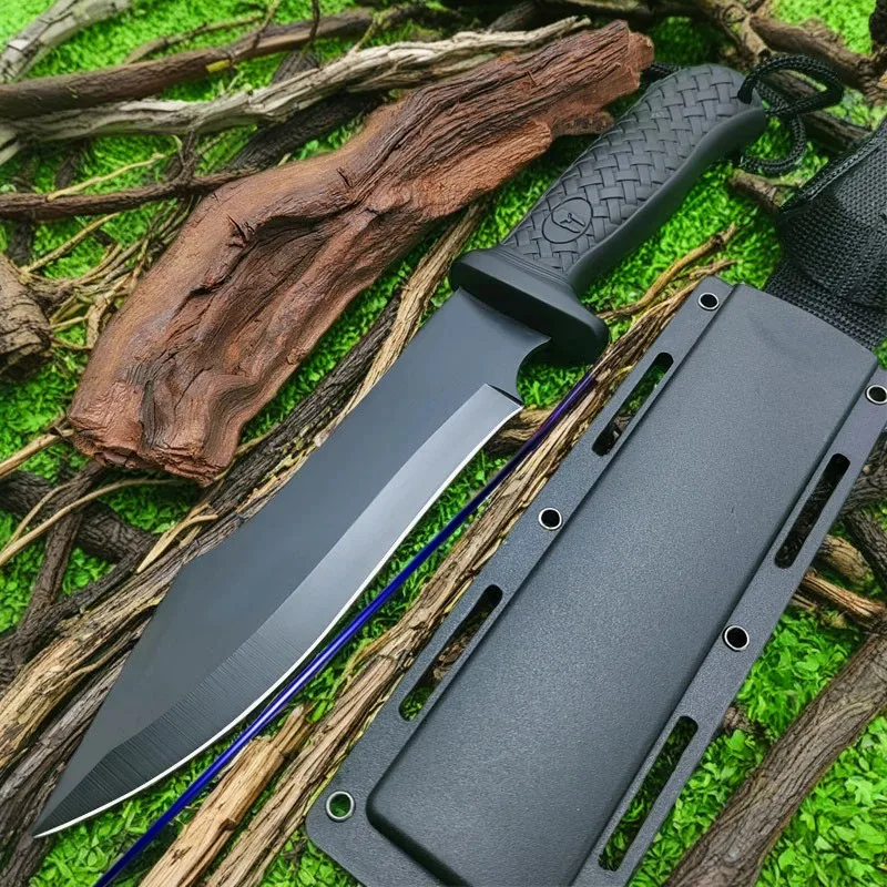 Outdoor Camping Straight Knife Portable High Hardness Knife Outdoor Straight Knife Portable