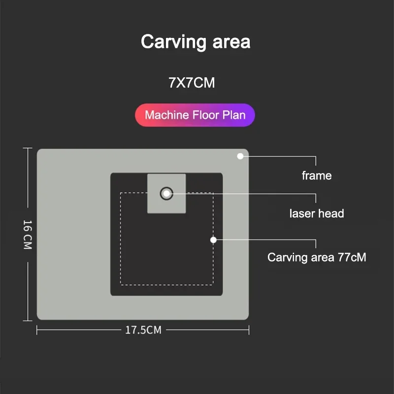 220v Nuova macchina per incisione laser Piccola macchina per incisione laser fai da te in metallo Micro macchina per incisione laser Mini