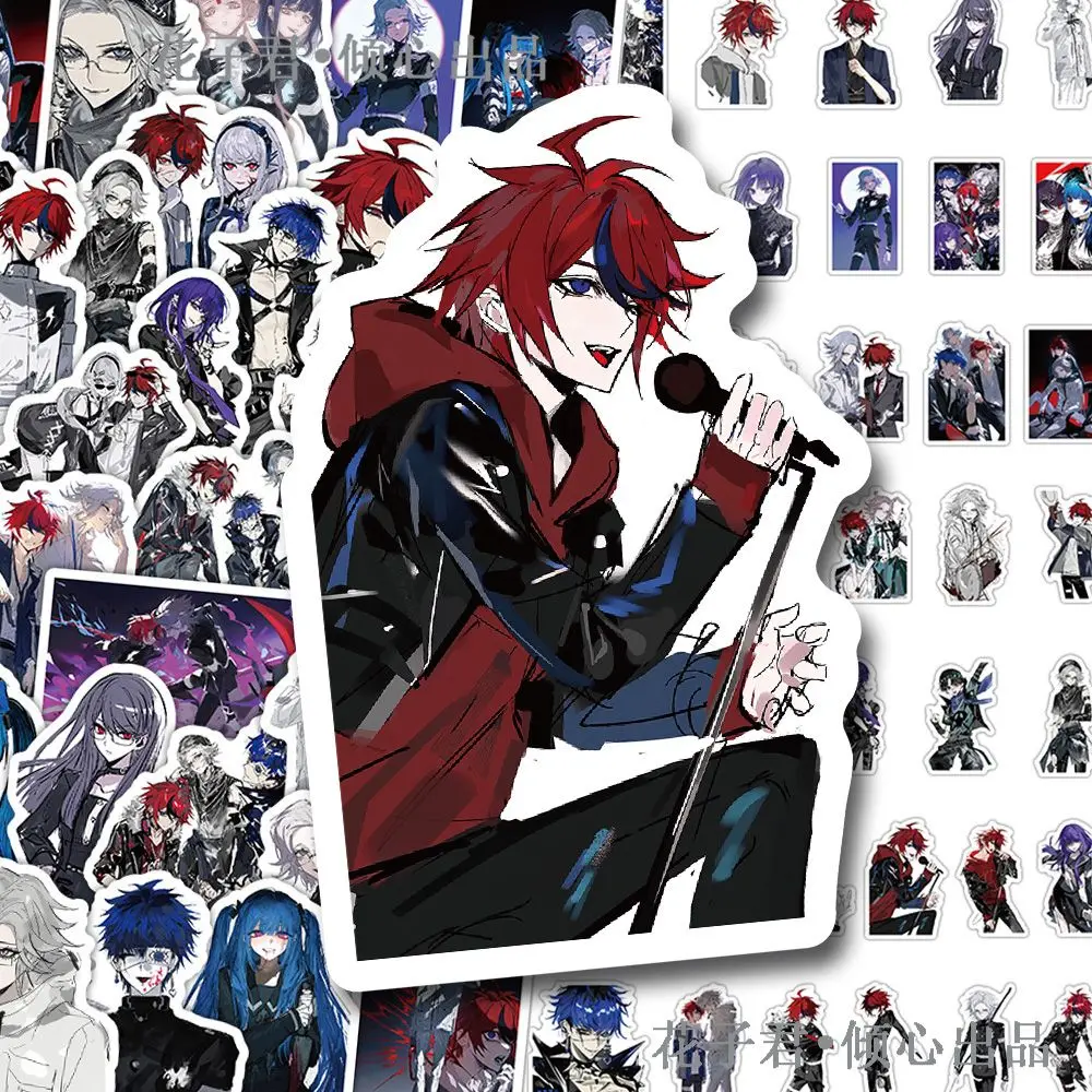 100 pcs set Cartoon Painting Creative Sticker Mobile Phone Decoration COS Game HUNDREN LINE Sumino Takumi Aotsuki Eito Gift Toys