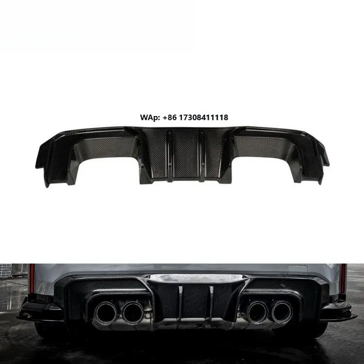 

Dry Carbon Fiber G80 G82 Car Rear Bumper Diffuser Auto Bumper Rear Lip for G80 M3 G82 M4 2021-2023