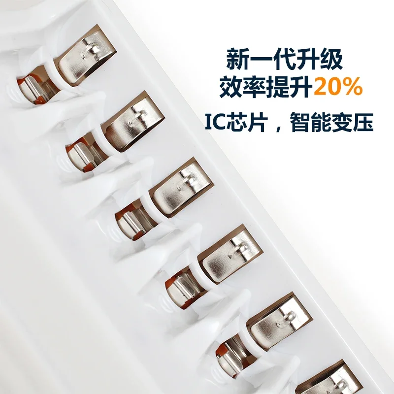 NewDelipow cargador de batería 5 batería recargable luces de giro de carga rápida batería recargable inteligente 7 cargador Universal