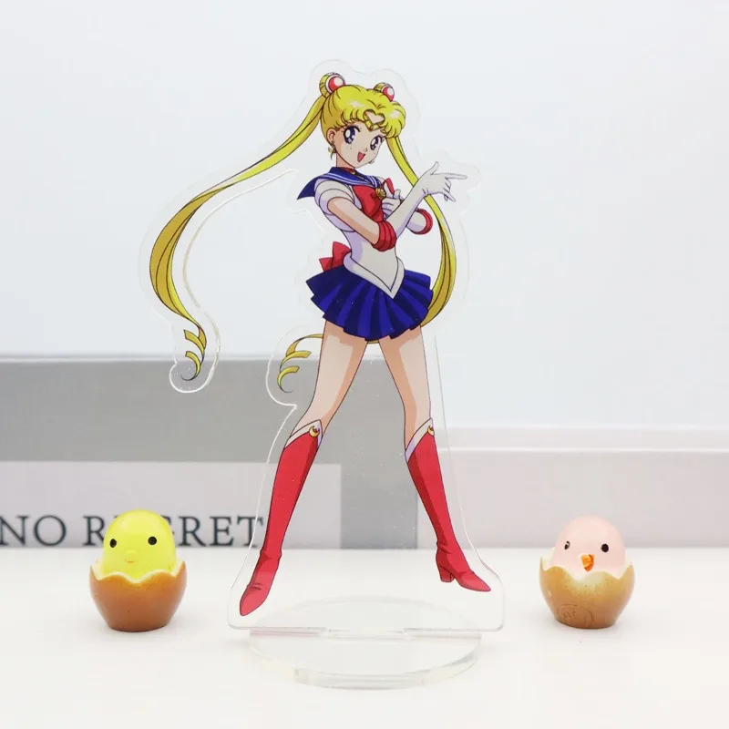 Anime Sailor Moon Perifere Acryl Stand-up Teken Tsukino Konijn Desktop Stand-up Ornament Model Meisje Hart Gift