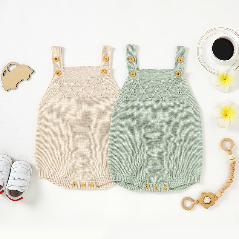 Baby Girls Clothes 0-18m Fall Winter Solid Outwear Newborn Infant Boys Sleeveless Onesie Bodysuits Children Coveralls One Pieces