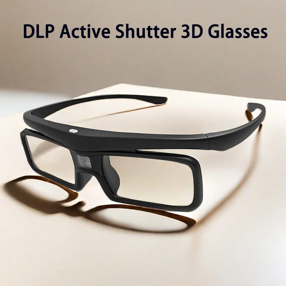 2025 Hot DLP Active Shutter 3D Glasses USB Rechargeable Eyeglasses for All Home Cinema DLP Projector Not For All TV Dropshipping