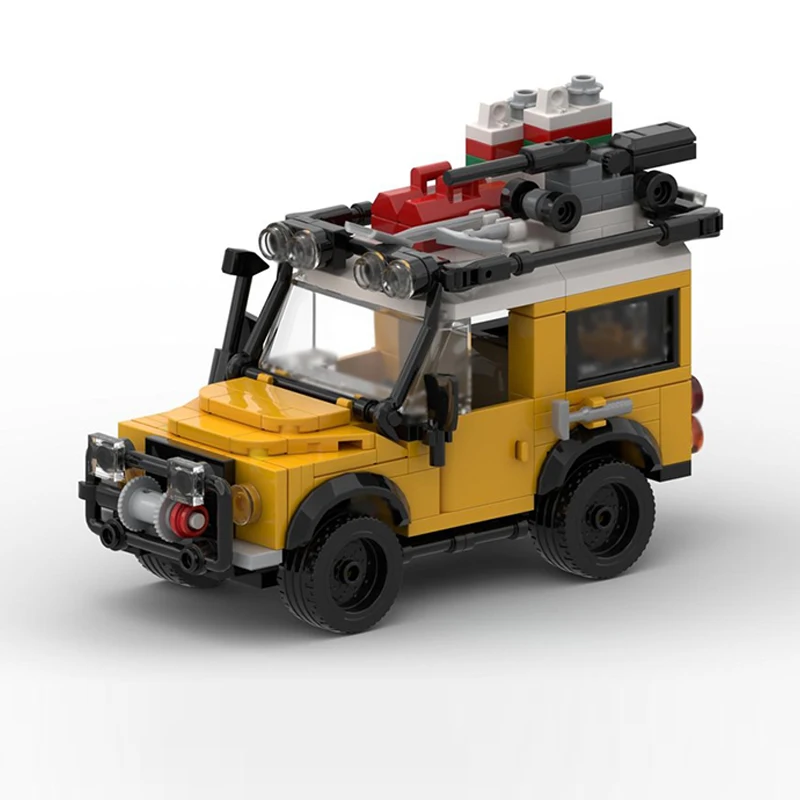 City Car Model MOC Building Bricks Classic Defender 90 Off-Road Vehicle Modular Technology Children Holiday Gifts Assemble Toys