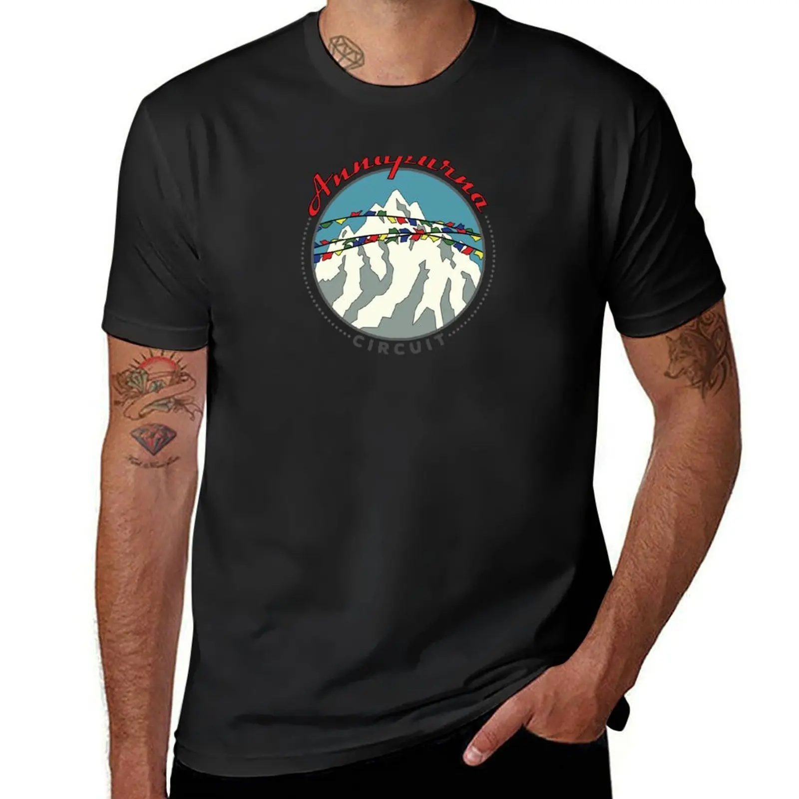 Annapurna Circuit Hiking - Nepal T-Shirt customs design your own blanks customizeds men clothes