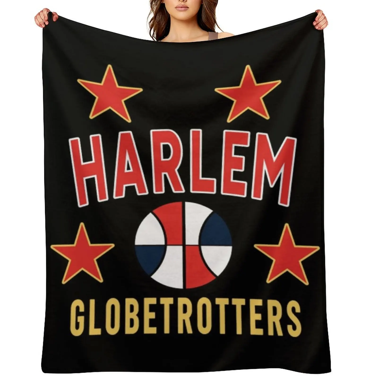 

Harlem Globetrotters T-ShirtGo Trotters! (full color) Throw Blanket halloween Bed covers Loose christmas decoration Blankets