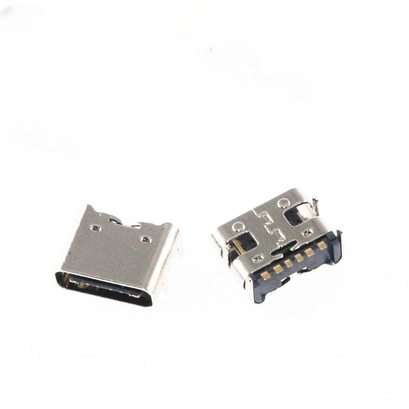 10pcs/lot 16 Pin SMT Socket Connector Micro USB Type C 3.1 Female Placement SMD DIP For PCB design DIY high current charging