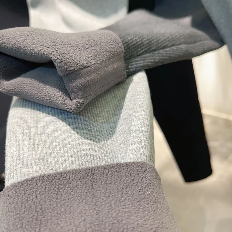 Pantaloni da yoga in lycra di cotone con dettagli elastici foderati in Fce di alta qualità Pantaloni da donna con strato base Autunno Faion