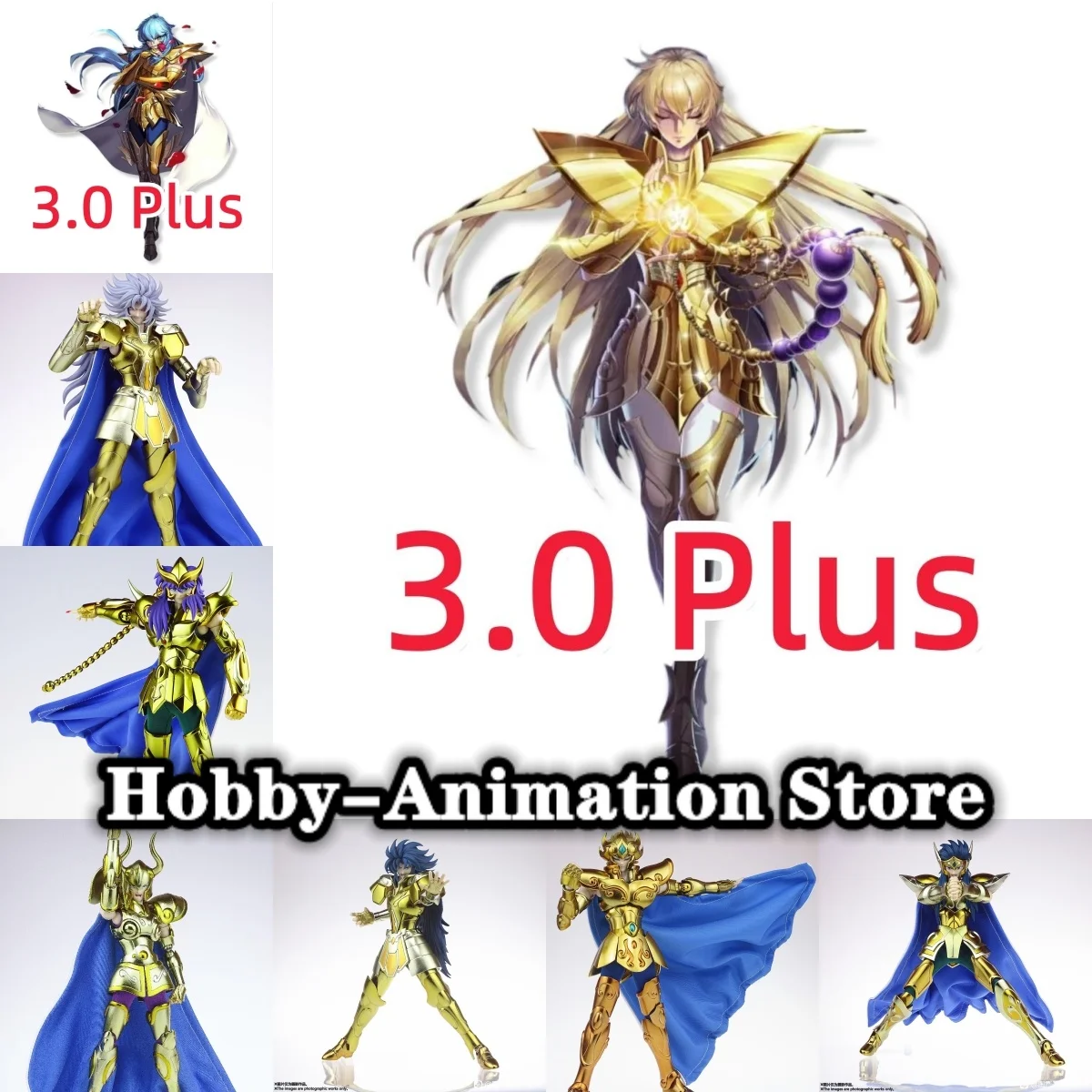 [ En-stock ] MST Model Saint Seiya Myth Cloth EX Virgo Shaka Piscis Aphrodite Escorpio Milo Acuario Camus Capricornio Shura Leo león Aiolia Gemini Saga Kanon 3.0 Plus Corona Figura de acción Caballeros del zodiaco