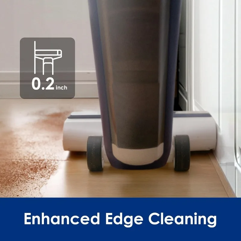 Tineco iFLOOR 5 Breeze غسالة أرضية لاسلكية كاملة للرطب والجاف، تنظيف بخطوة واحدة للأرضيات الصلبة، تنظيف الحواف