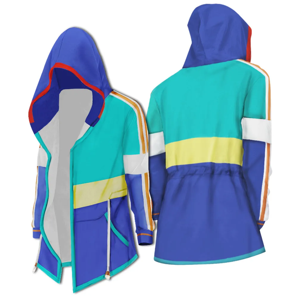 Anime Zom Shizuka Mikazuki Cosplay Hoodie Jacket 3D Printed Hooded Sweatshirt Coat Men Women Casual Streetwear Pullover Hallowee