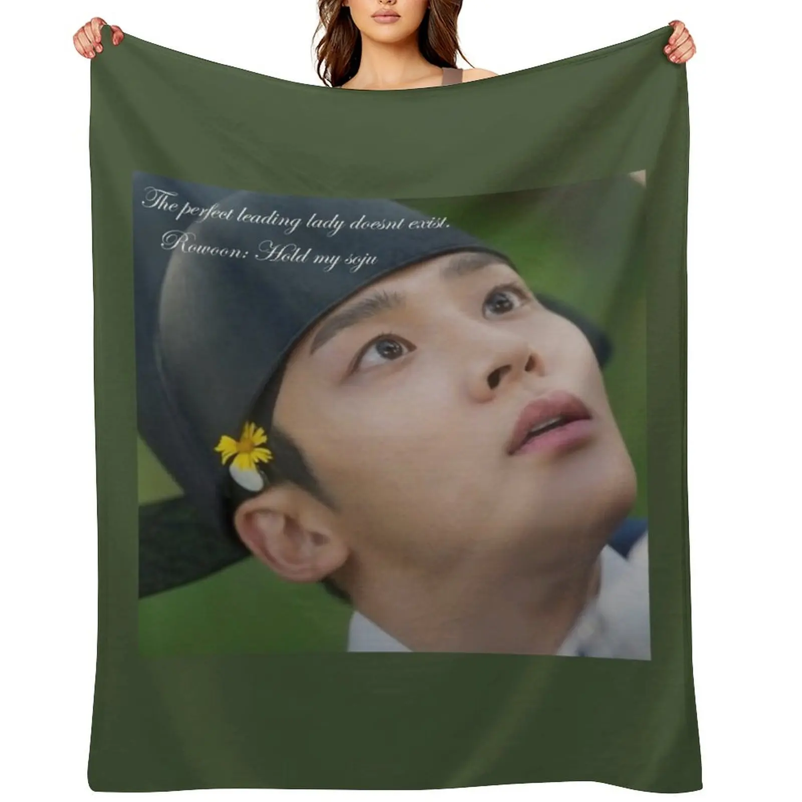 

The Perfect Leading Lady Doesn't Exist...Rowoon Throw Blanket heavy to sleep christmas gifts Retros for winter Blankets