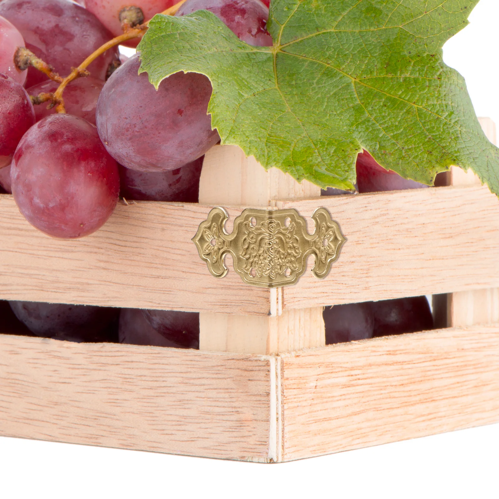 

1Set Metal Corner Protectors Brass Box Edge Guards Vintage Style Protective Corner Guards for Wooden Boxes