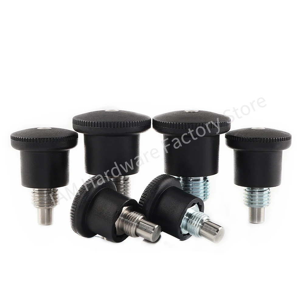 

Free Shipping Return Type Indexing Plungers Rest position Spring plungers Plastic Knob Spring Lock Pin Fine Thread IN STOCK