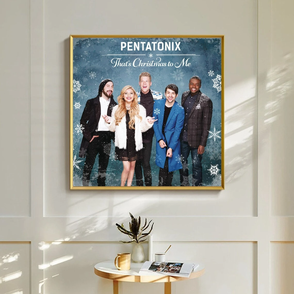 Pentatonix That's Christmas To Me Music Album Poster Canvas Art Print Home Decor Wall Painting ( No Frame )