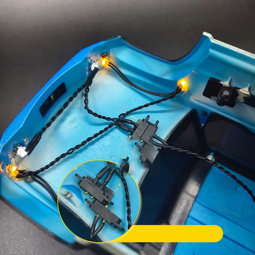 

Full Vehicle Lighting Kit YH 1/18 Jimny RC Crawler Upgrade Parts for Kyosho Mini-Z4*4