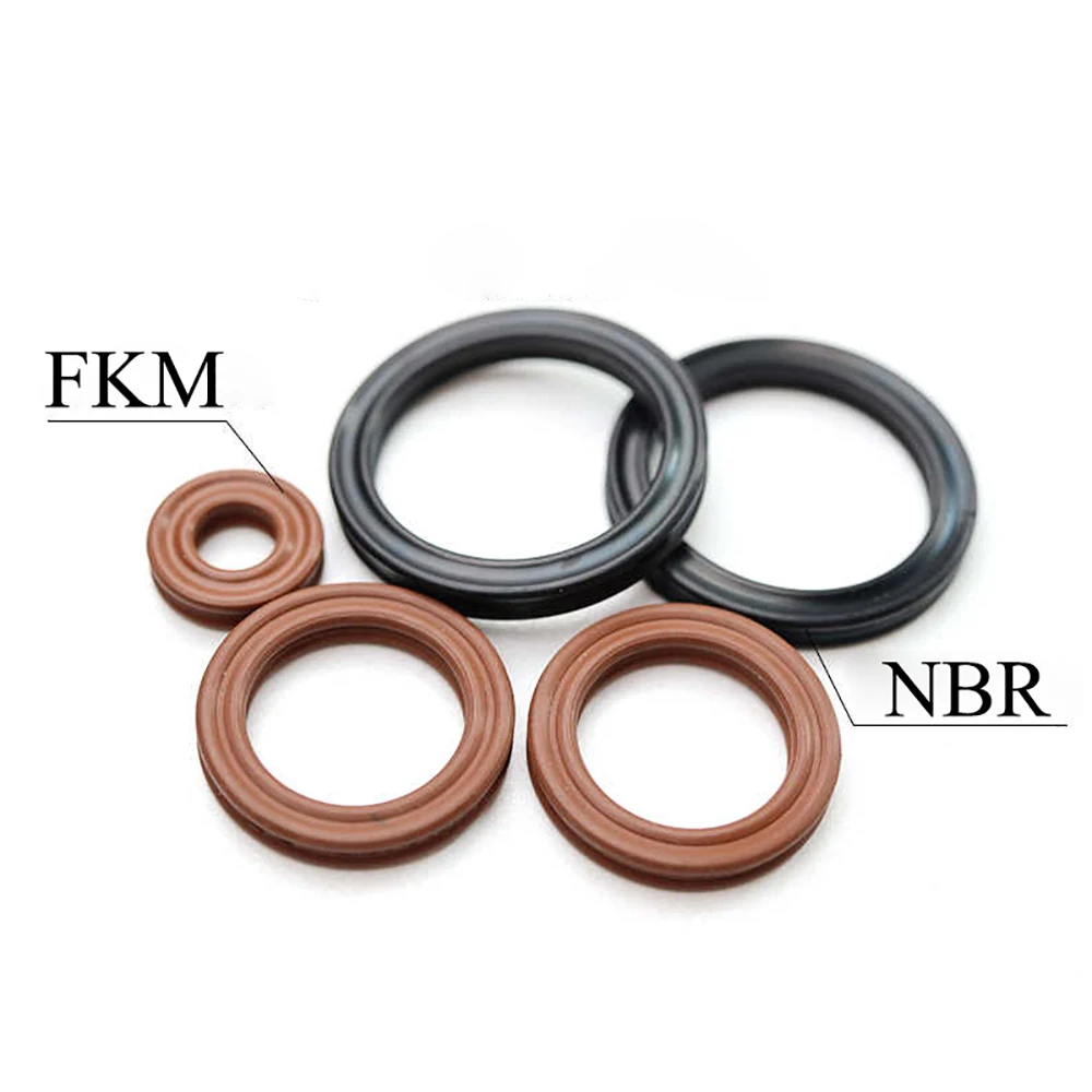 20pcs 0.74x1.02 FKM&NBR Star Shaped Sealing Ring X-seal Ring