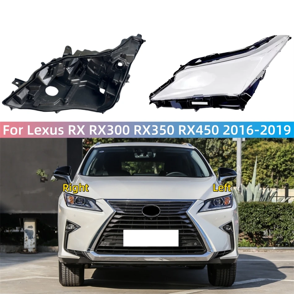 

Для Lexus RX RX300 RX350 RX450 2016 2017 2018 2019 автомобильные фары корпус передней лампы стекло авто держатель лампы