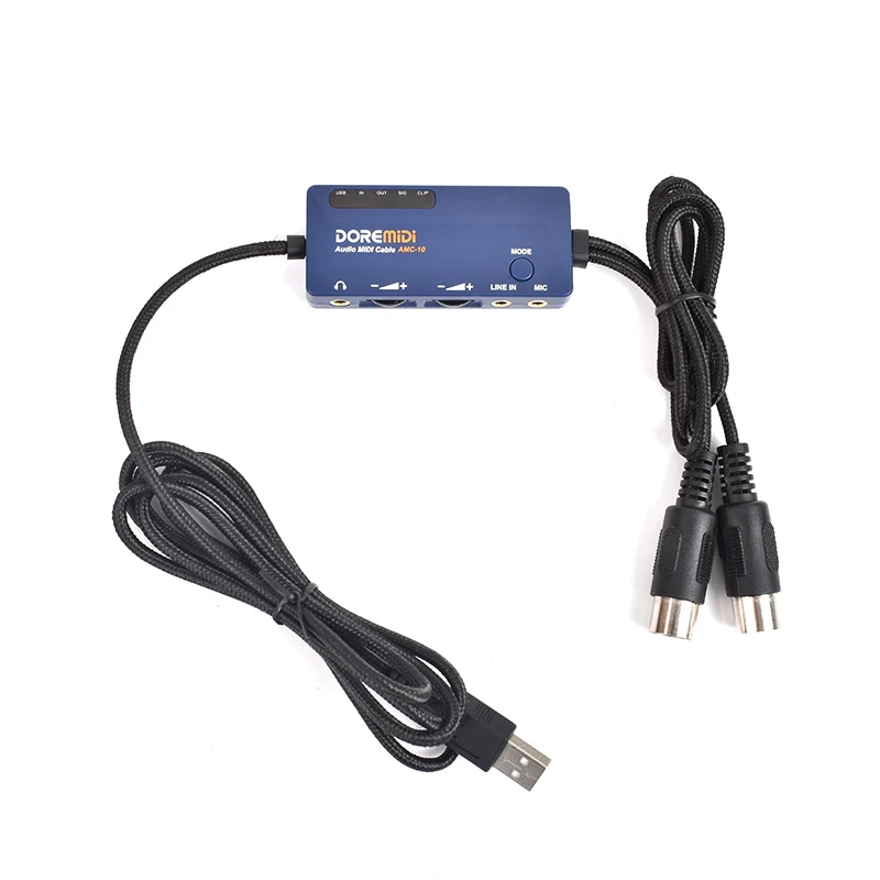 DOREMiDi Audio MIDI-кабель Конвертер USB AMC-10, имеет обеих звуковой карты и функции MIDI