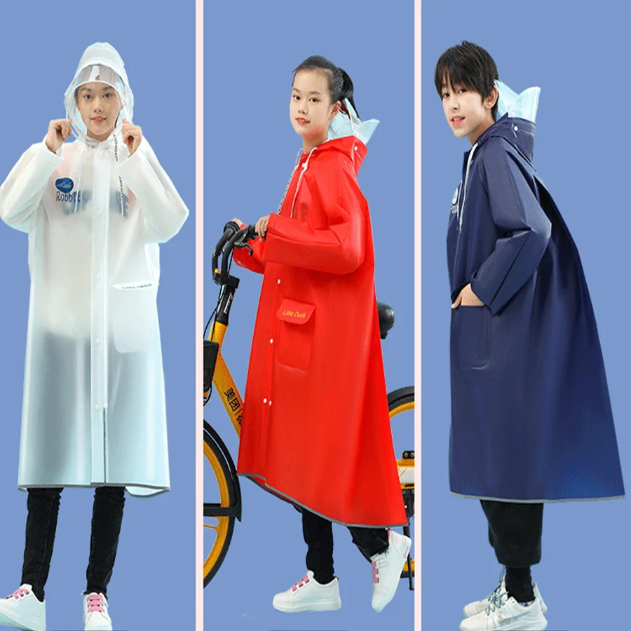 A children\'s raincoat, suitable for male and female primary school students, middle and high school students rainproof poncho