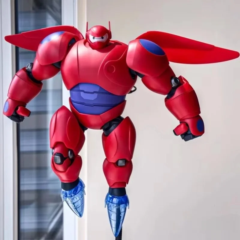 En Stock tout nouveau véritable Big Hero 18 cm série Baymax assemblé modèle figurine charme à collectionner cadeau série ornements