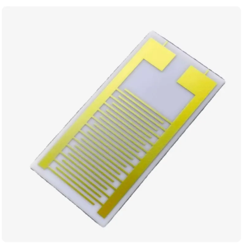 

Керамический ИДЭ-чип с емкостным массивом 300 мкм, подложка с интердигитальными электродами для разработки биосенсоров влажности газов