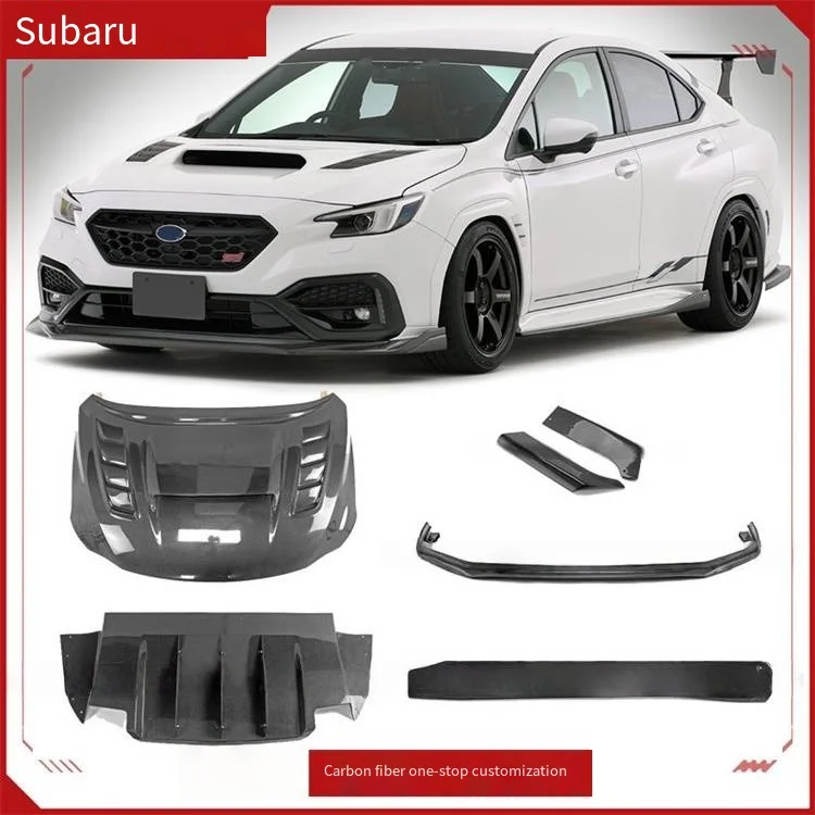 

Комплект обвеса Veidt из карбона в стиле Varis1 для WRX VBH: капот, задний спойлер, передний сплиттер, боковые пороги, накладки на задние углы