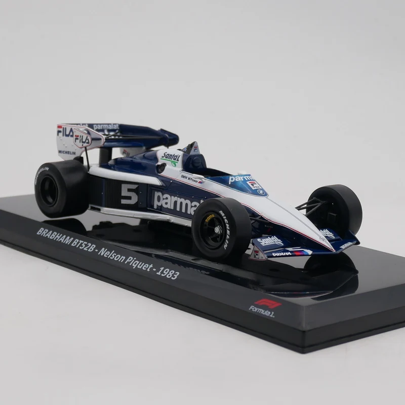 Ixo 1:24 Scale Diecast Alloy BRABHAM BT52B Nelson Piquet 1983 Racing Toy Cars Model Classics Adult Gifts Souvenir Static Display