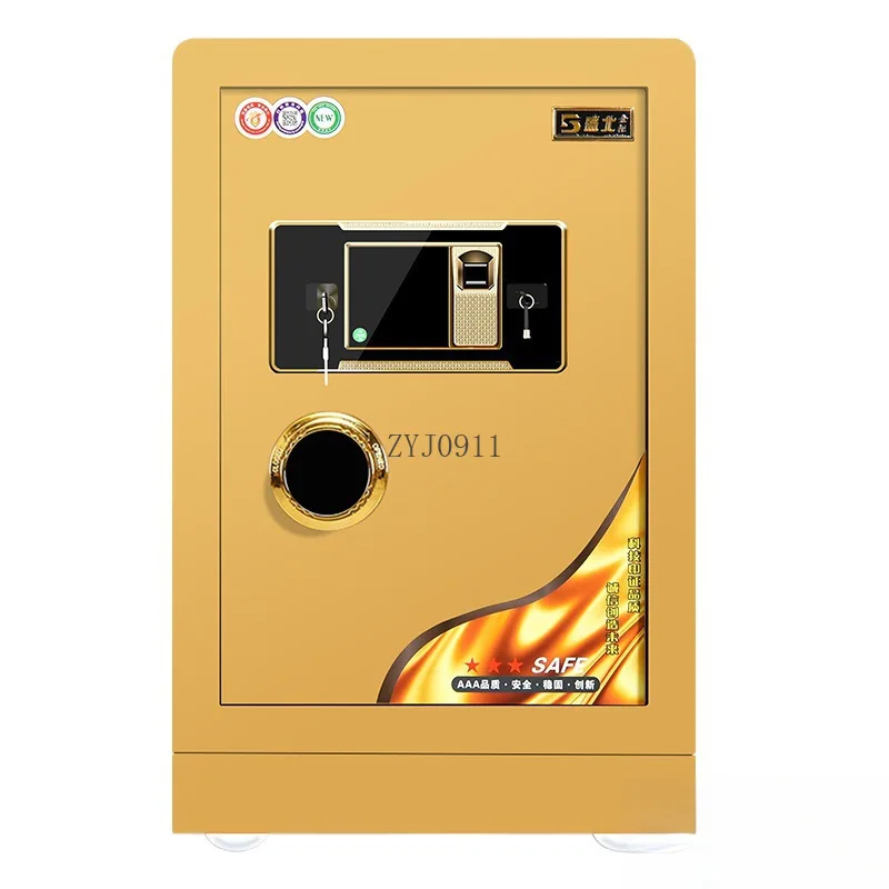 Fireproof safe Mechanical lock Household password Key Weighted thickened anti-theft safe